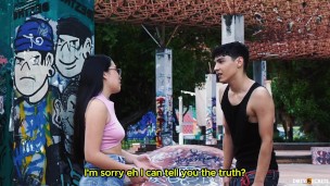 I’M GOING TO FUCK A HANDSOME GUY I MET BY ACCIDENT IN THE PARK