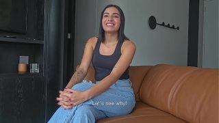 Tiny Ebony Latina Teen Tight Pussy Stretched By BWC In Lingerie Photoshoot