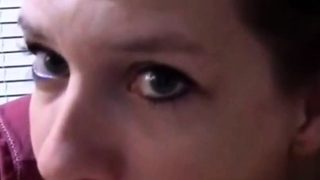 Amateur Housegirl Loves a Big Facial from Strangers